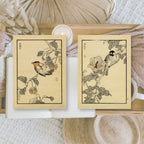 Kacho-e | Ephemera paper | 7,4 x 10,5 cm | 3×8 designs