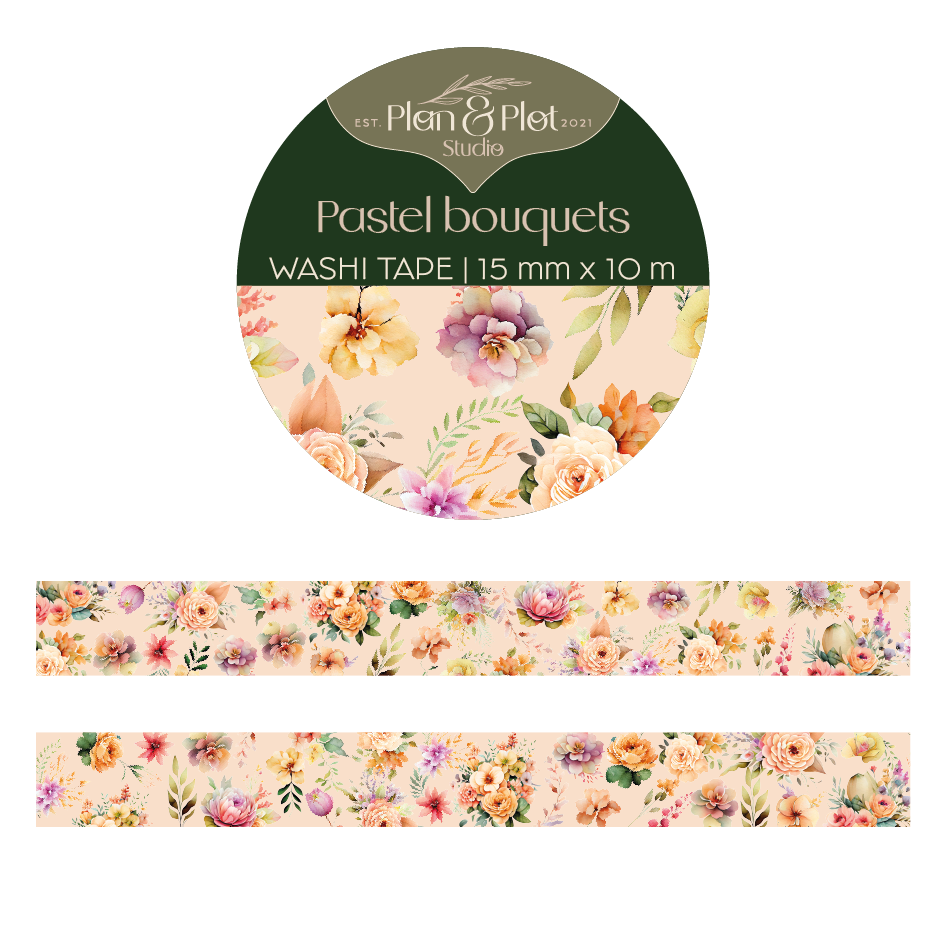 Pastel Bouquets | Washi tape