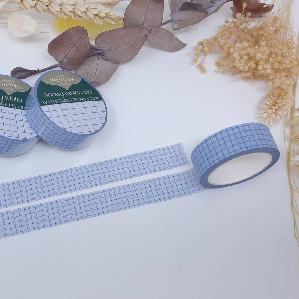 Snowy Winter Grid | Washi tape