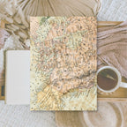 Old maps Scrap paper | 10,5 x 14,8 cm | 3×8 designs