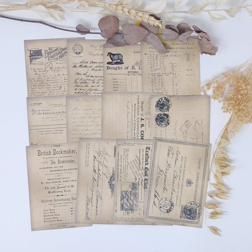 Written records ephemera paper | 7,4x10,5 cm | 3×8 designs