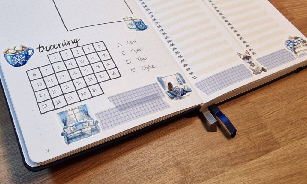 Snowy Winter Grid | Washi tape