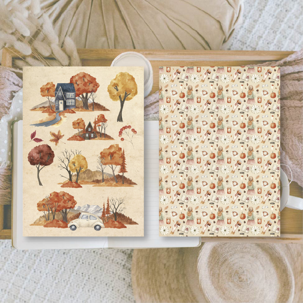 Cozy Autumn Junk Journal Book