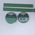 Forest Green Grid | Washi tape