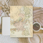 Old maps Scrap paper | 10,5 x 14,8 cm | 3×8 designs