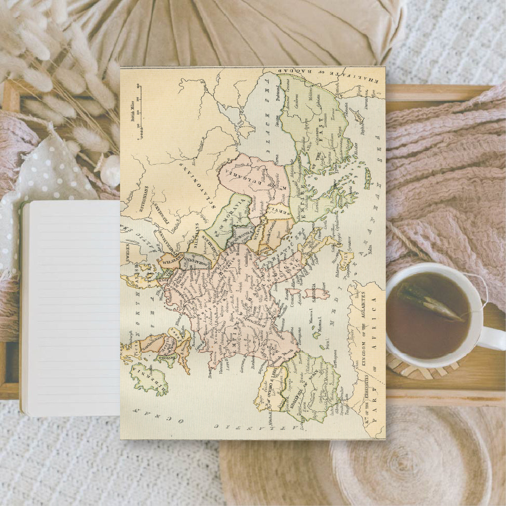 Old maps Scrap paper | 10,5 x 14,8 cm | 3×8 designs