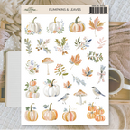 Pumpkins & leaves | Stickers