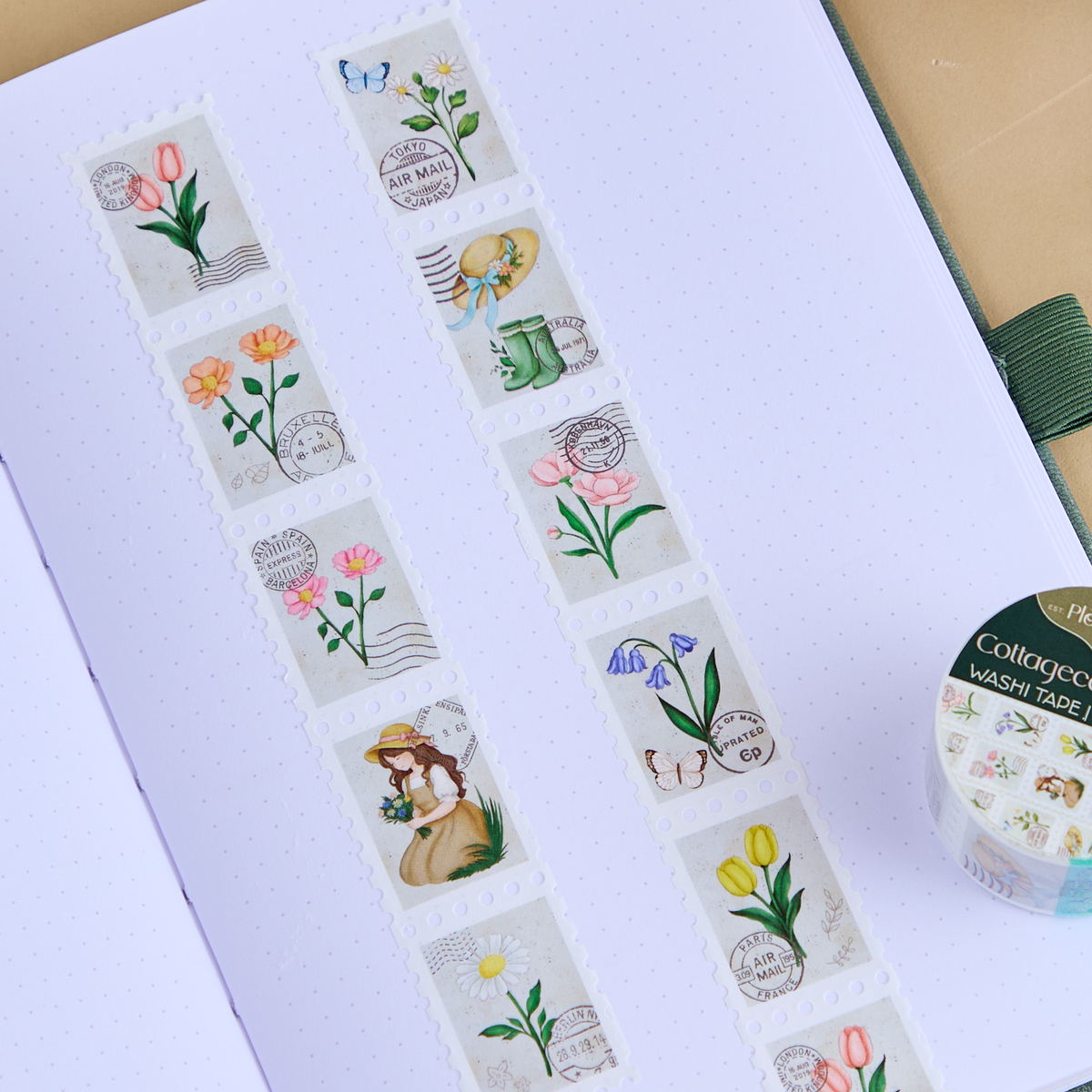 Cottagecore stamps | Washi tape
