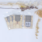 Vintage insects Scrap paper | 7,4 x 10,5 cm | 3×8 designs