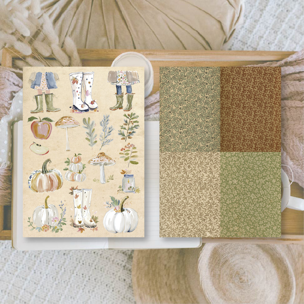 Cozy Autumn Junk Journal Book