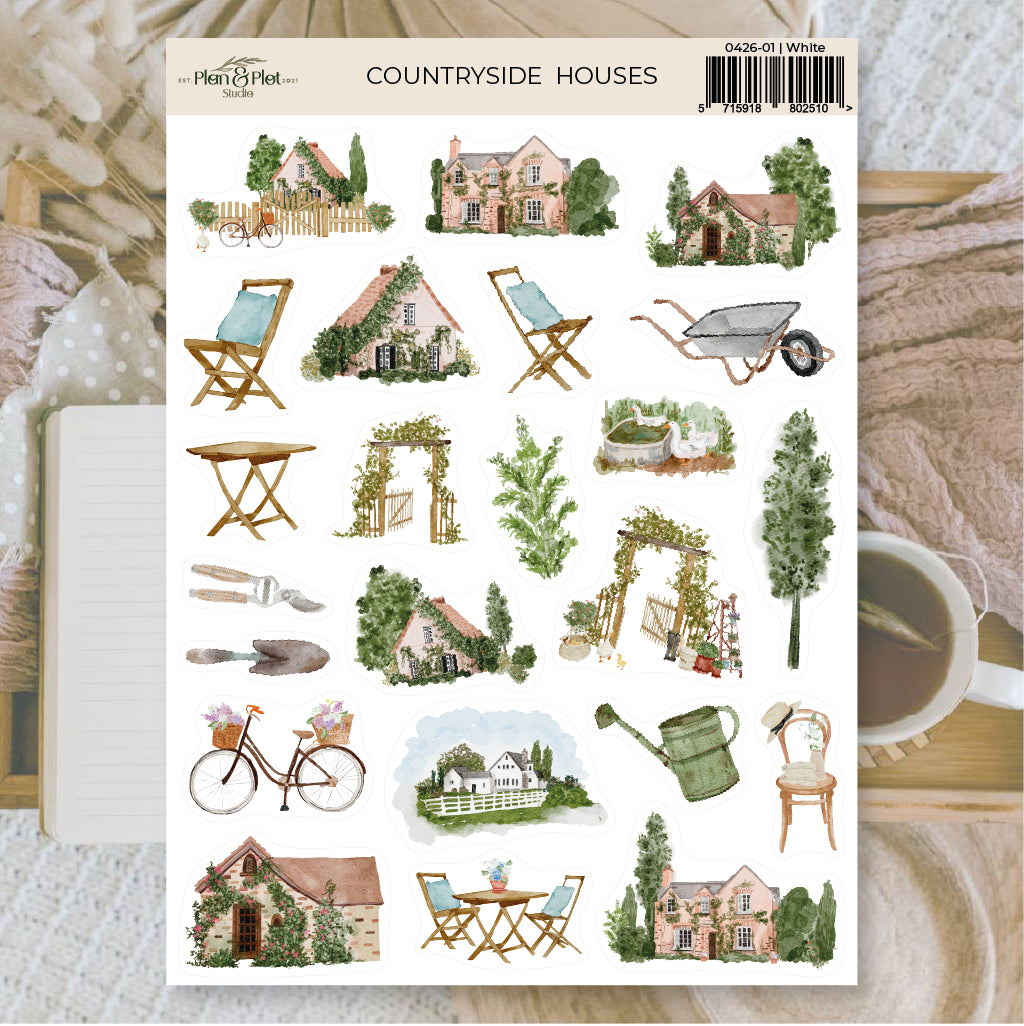 Countryside houses | Stickers