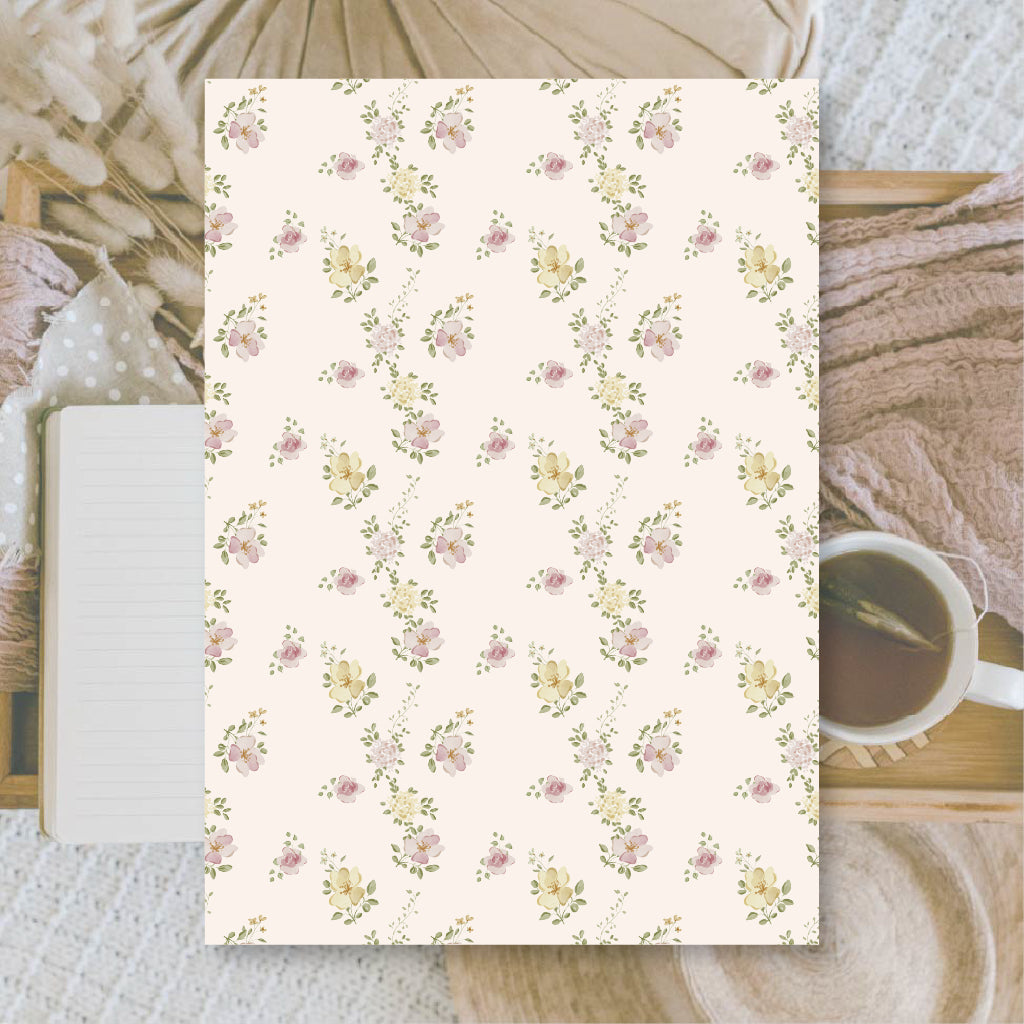 Floral | Background scrap paper | 14,8x21 cm | 2×10 designs