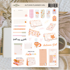 Autumn planner girl | Stickers