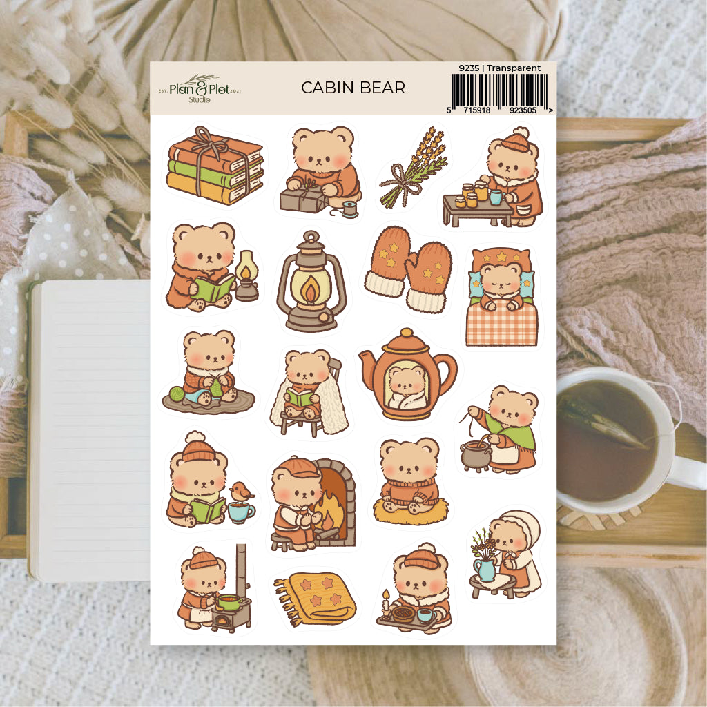 Cabin bear | Stickers