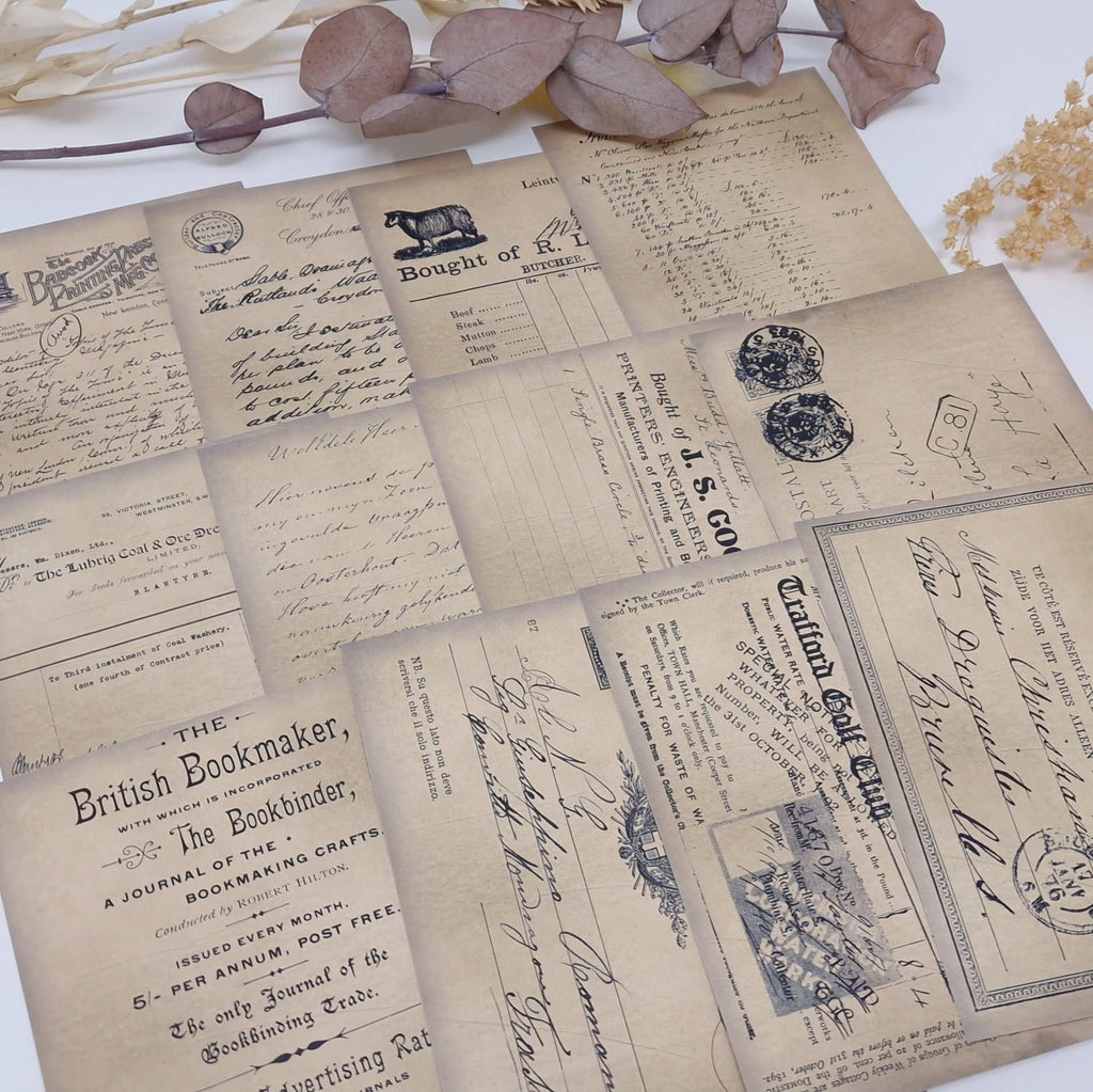 Written records ephemera paper | 7,4x10,5 cm | 3×8 designs