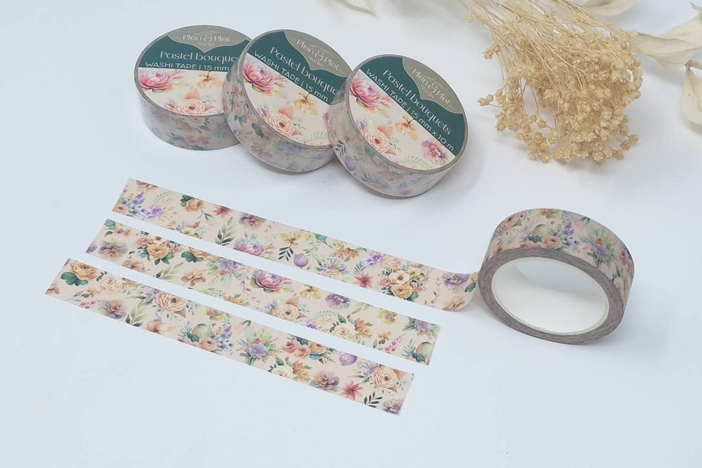 Pastel Bouquets | Washi tape