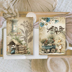 Whimsy Woodland Scrap paper | 7,4 x 10,5 cm | 3×8 designs