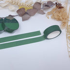 Forest Green Grid | Washi tape