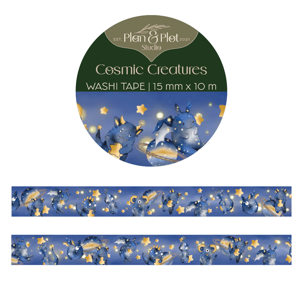 Cosmic creatures | Washi tape