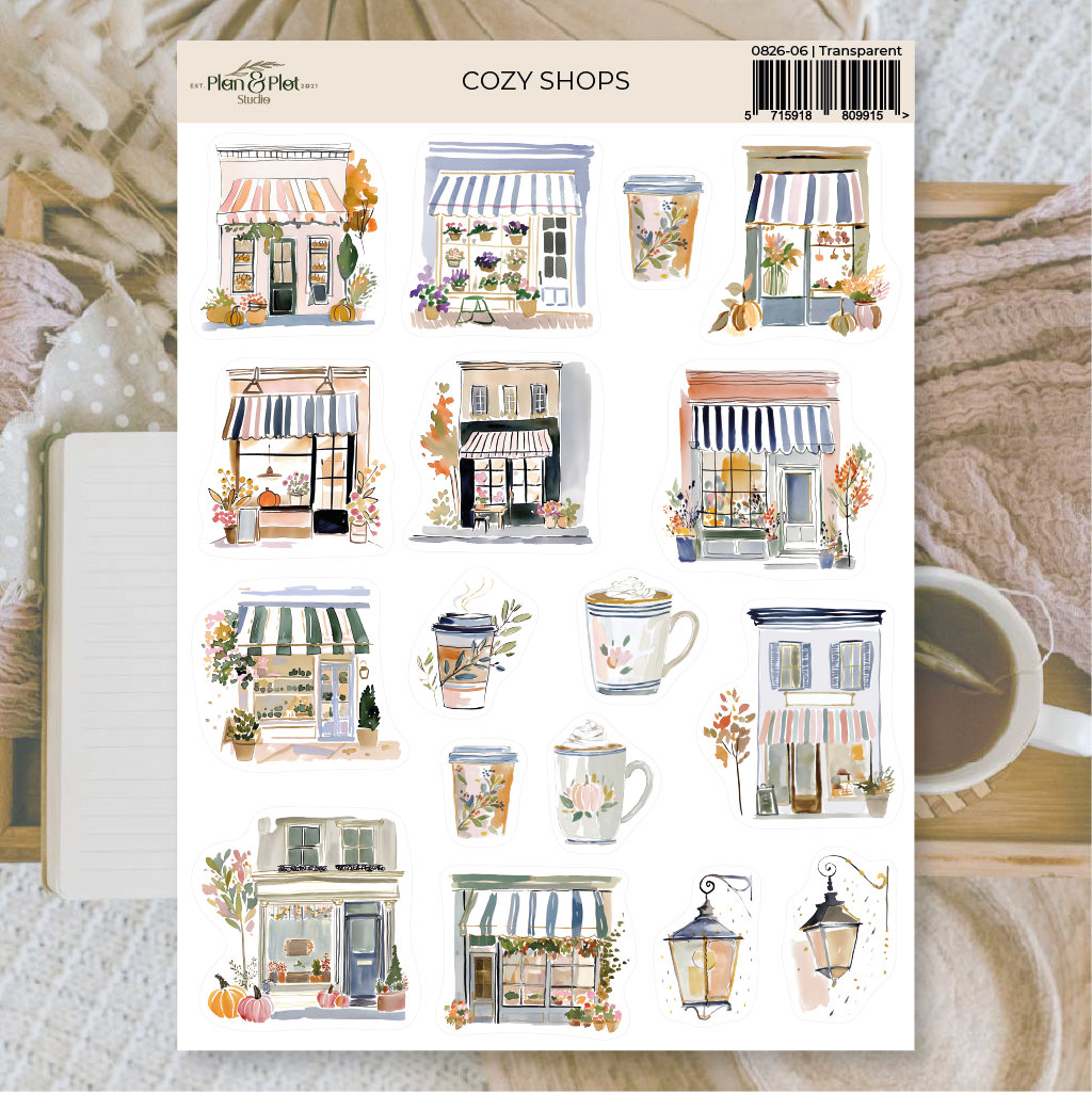 Cozy shops | Stickers
