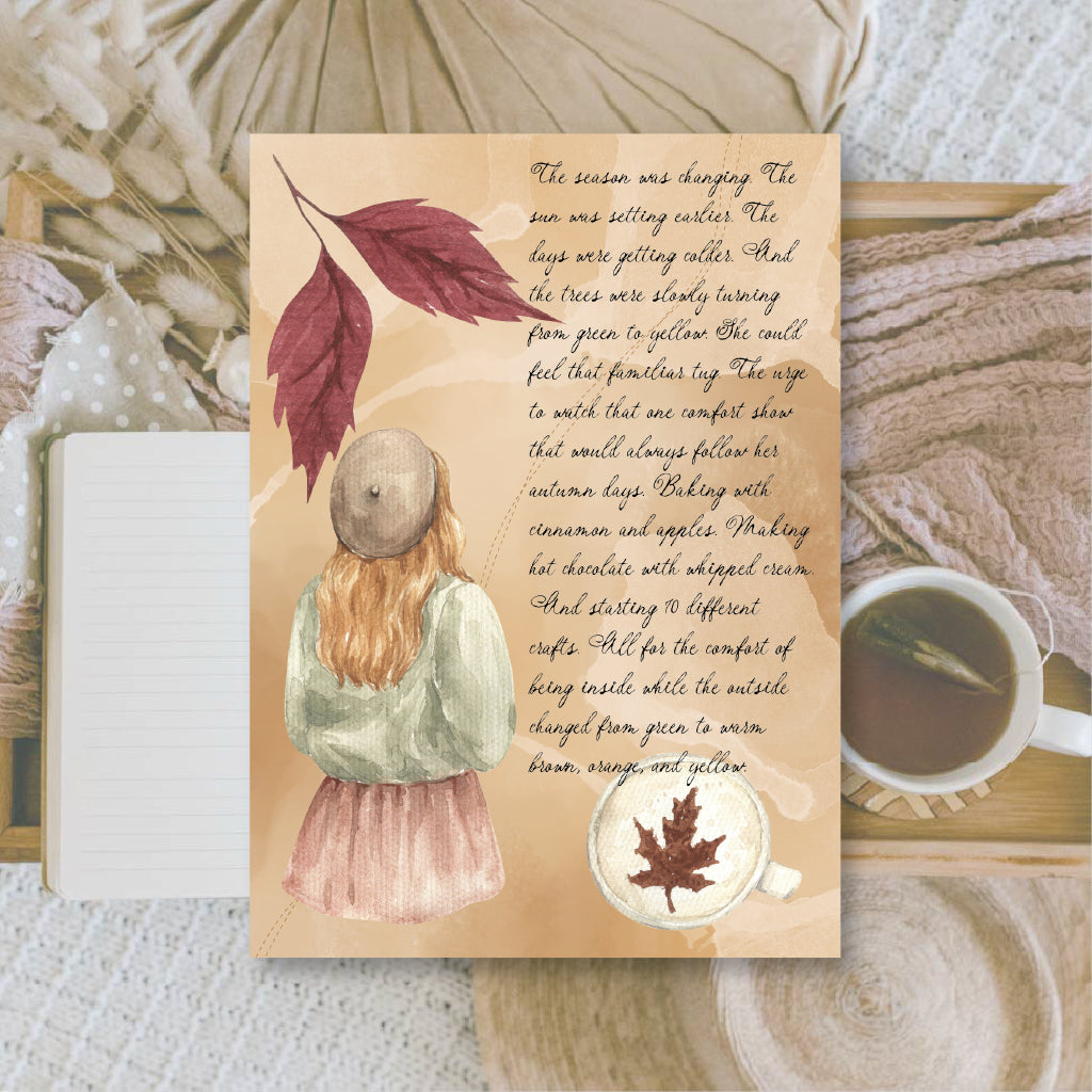 Cozy Autumn paper | 10,5 x 14,8 cm | 3×8 designs