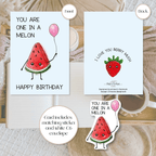 You are one in a melon | A6 greeting card