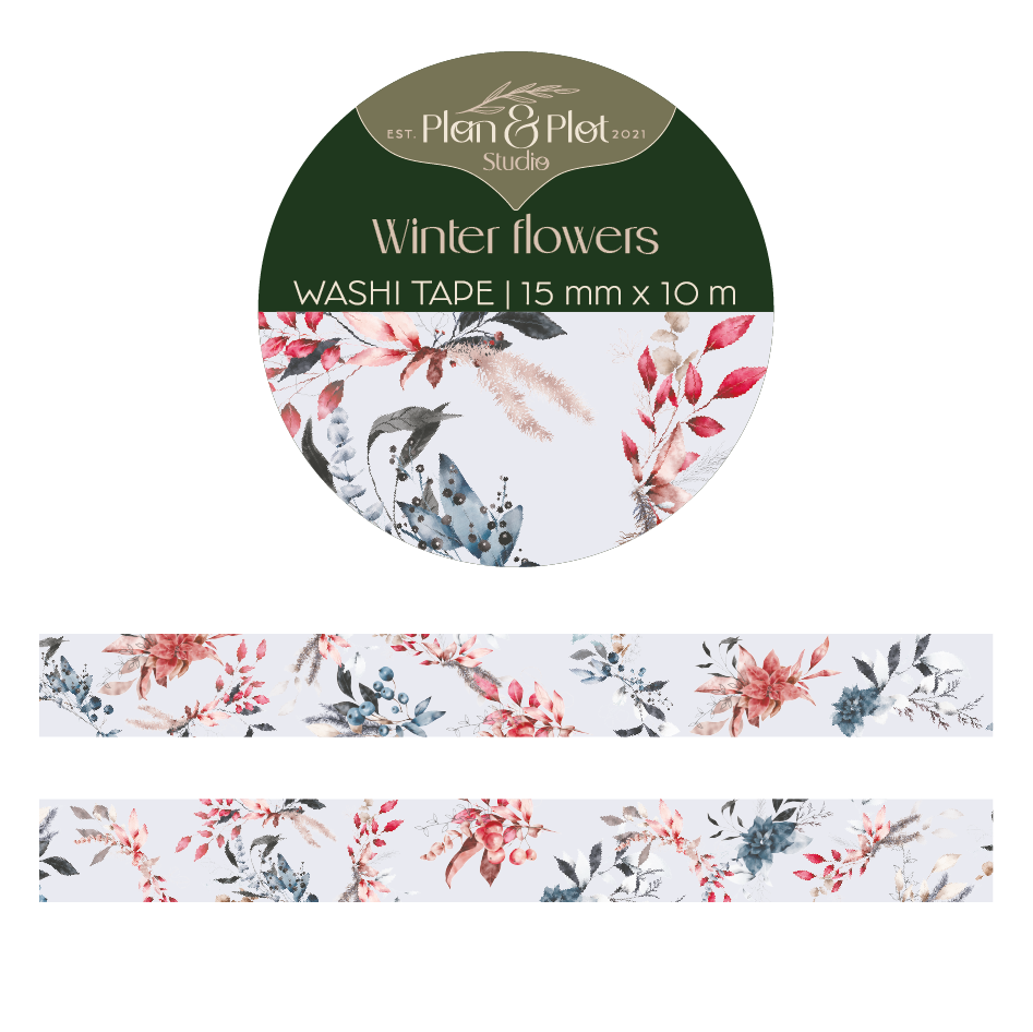 Winter flowers | Washi tape