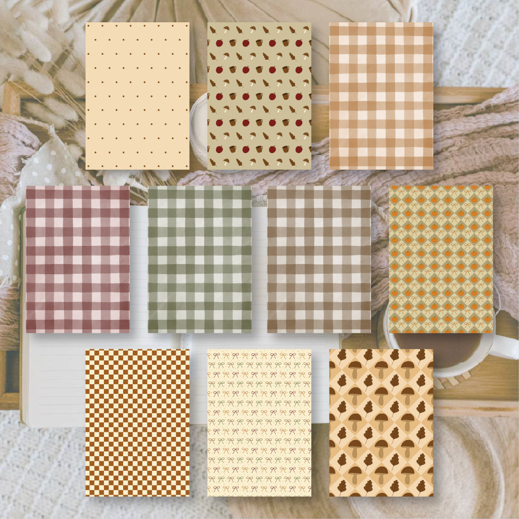 Autumn | Background paper for junk journal | 14,8x21 cm