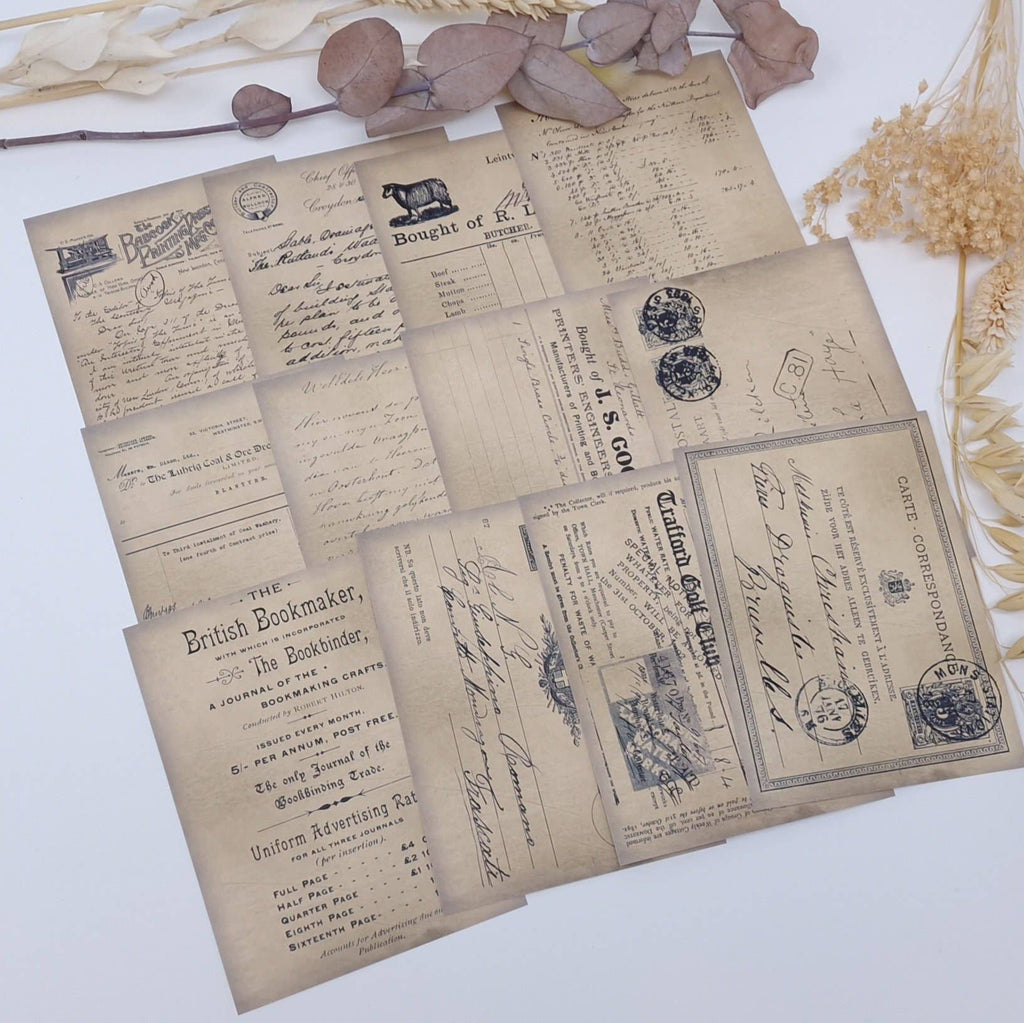 Written records ephemera paper | 7,4x10,5 cm | 3×8 designs