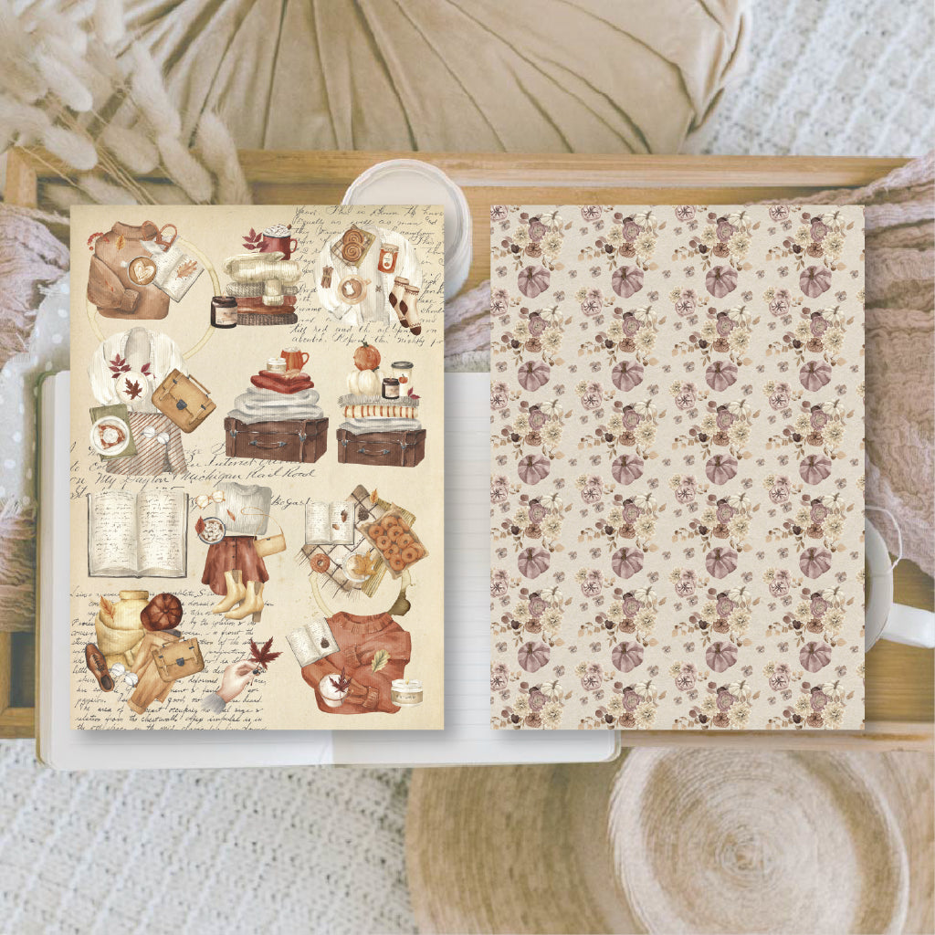 Cozy Autumn Junk Journal Book
