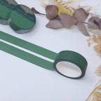 Forest Green Grid | Washi tape