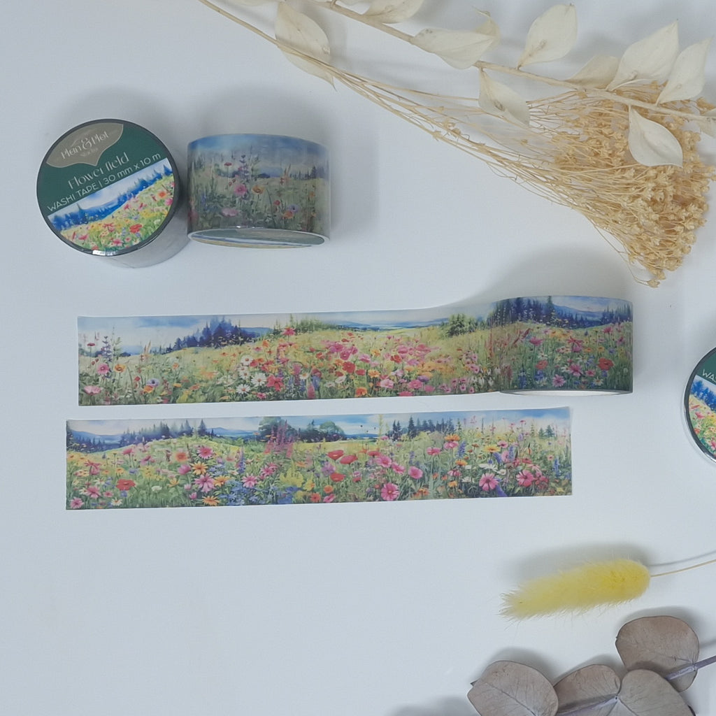 Flower field | Washi tape