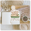 I'm trying | Die cut sticker