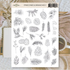 Pinecones & branches 1 | Stickers