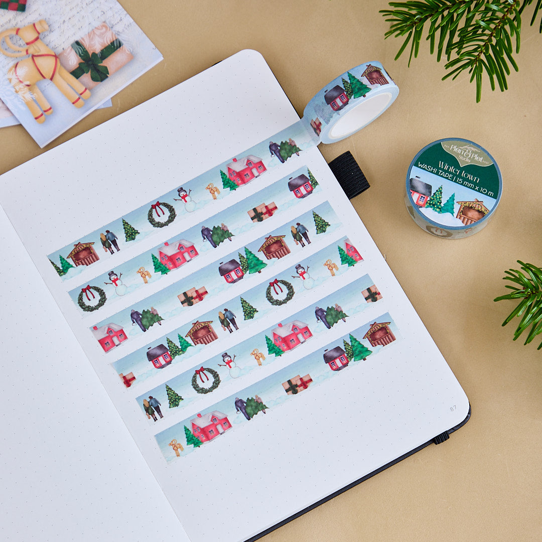 Winter town | Washi tape