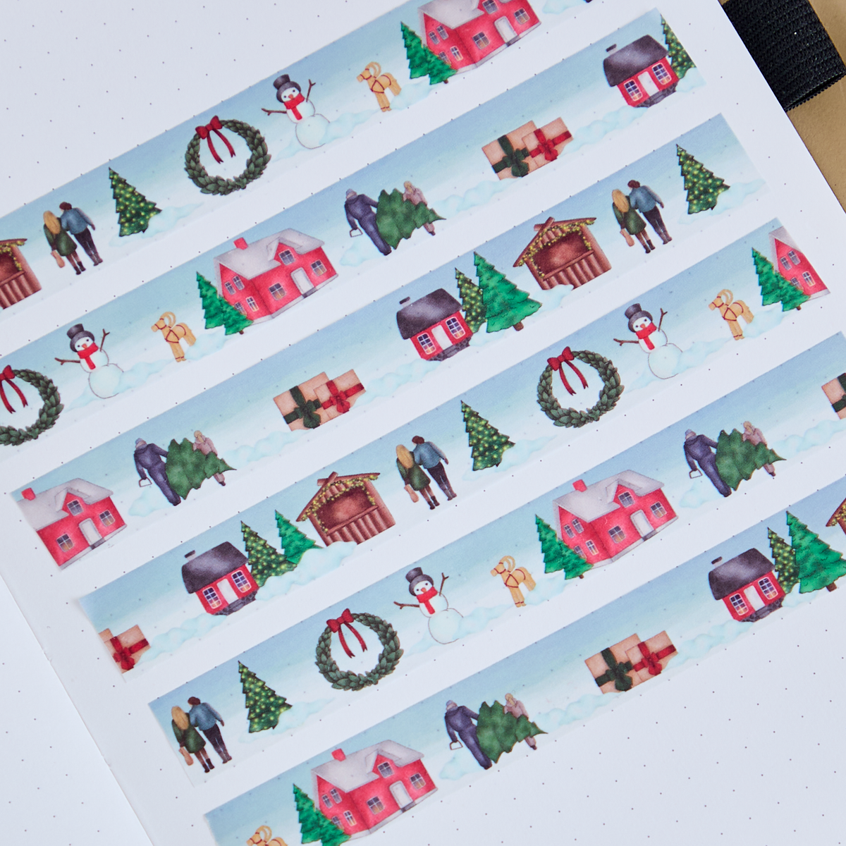 Winter town | Washi tape